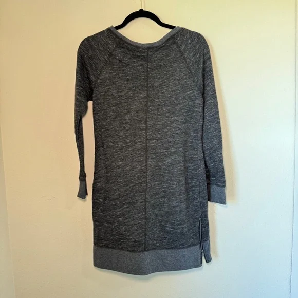 Banana Republic Knit Jersey Dress Women's SM Grey Casual Comfy - Picture 4 of 5